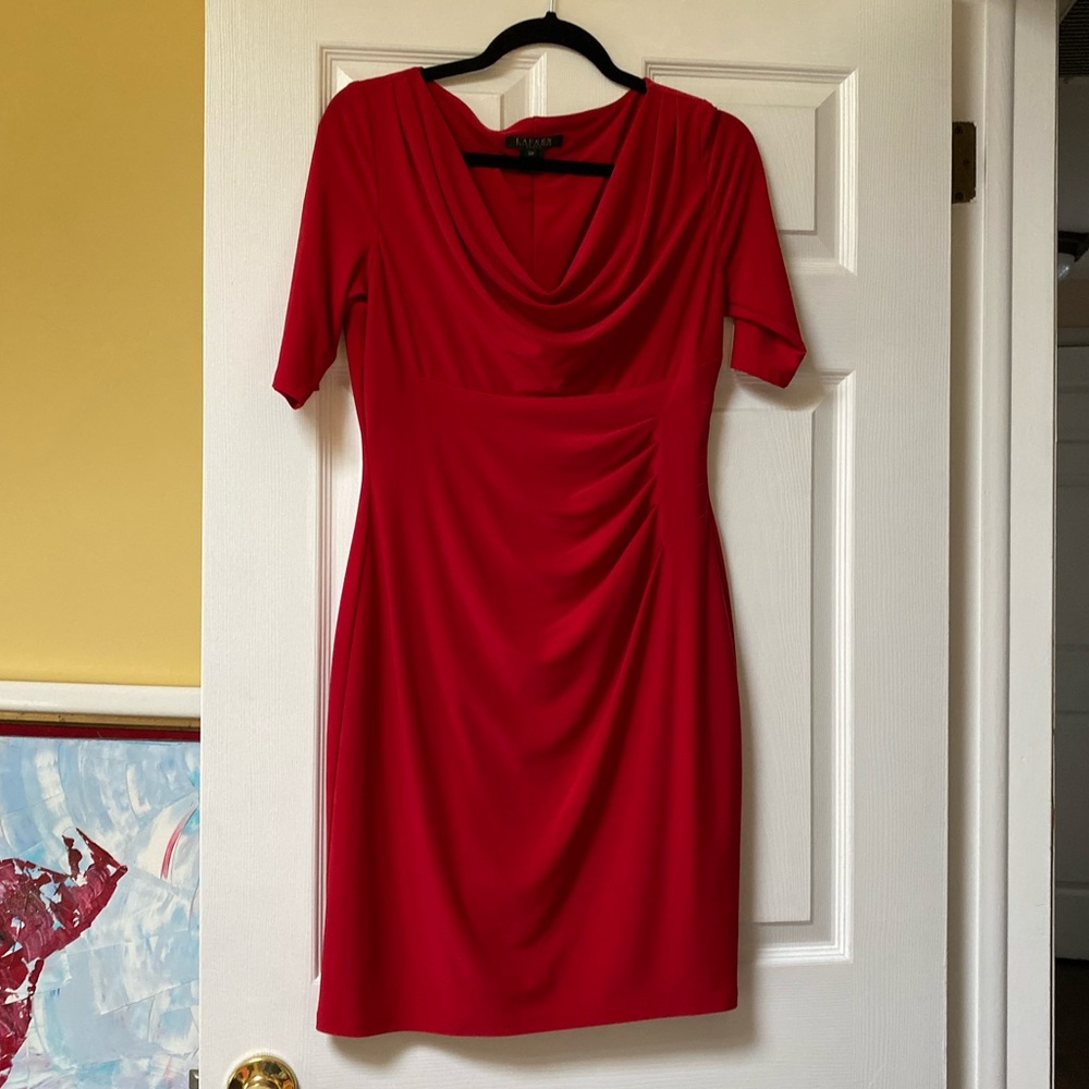 Ralph Lauren Red Formal Dress